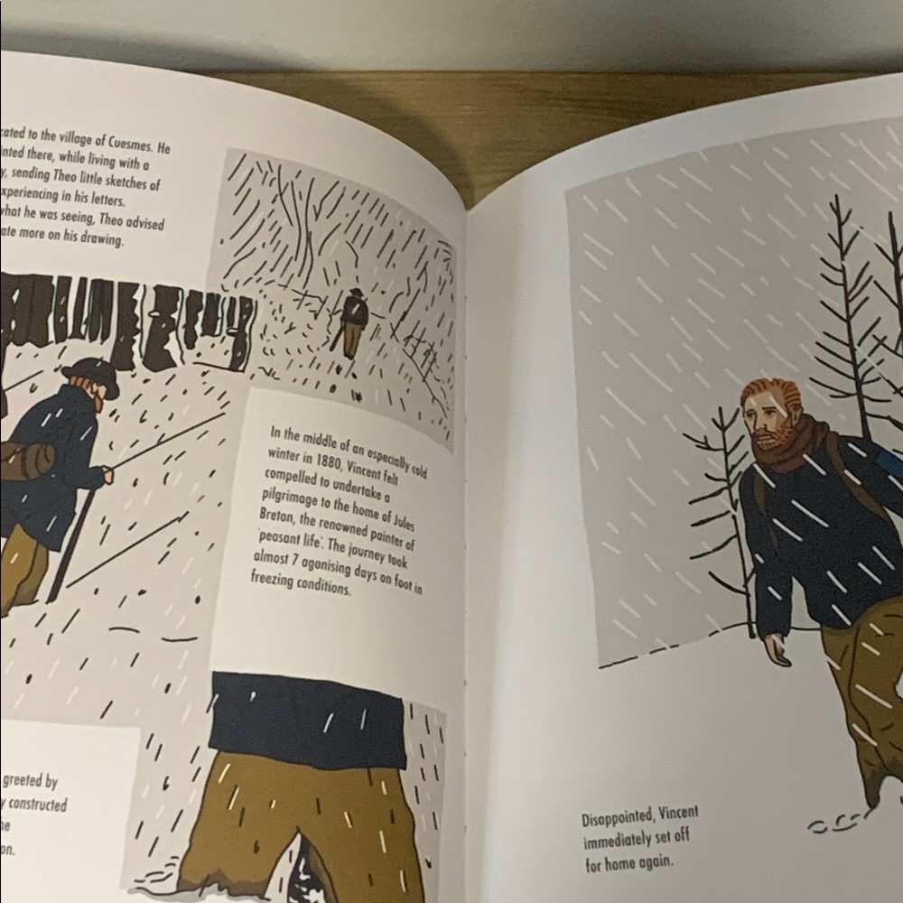 Vincent Graphic Biography Book Written and Illustrated by Simon Elliott - Picture 4 of 4